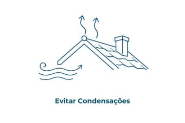 Soluções para evitar condensações em telhados e melhorar a ventilação da cobertura.