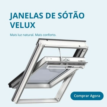 Janelas de sótão Velux e acessórios - iluminação natural, ventilação e conforto para espaços habitáveis. Encontre soluções de qualidade na Majodir.