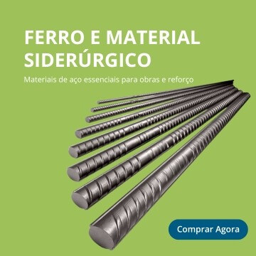 Ferro e material siderúrgico de alta qualidade para construção e reforço estrutural. Encontre barras, vergalhões, acessórios e soluções robustas na Majodir.
