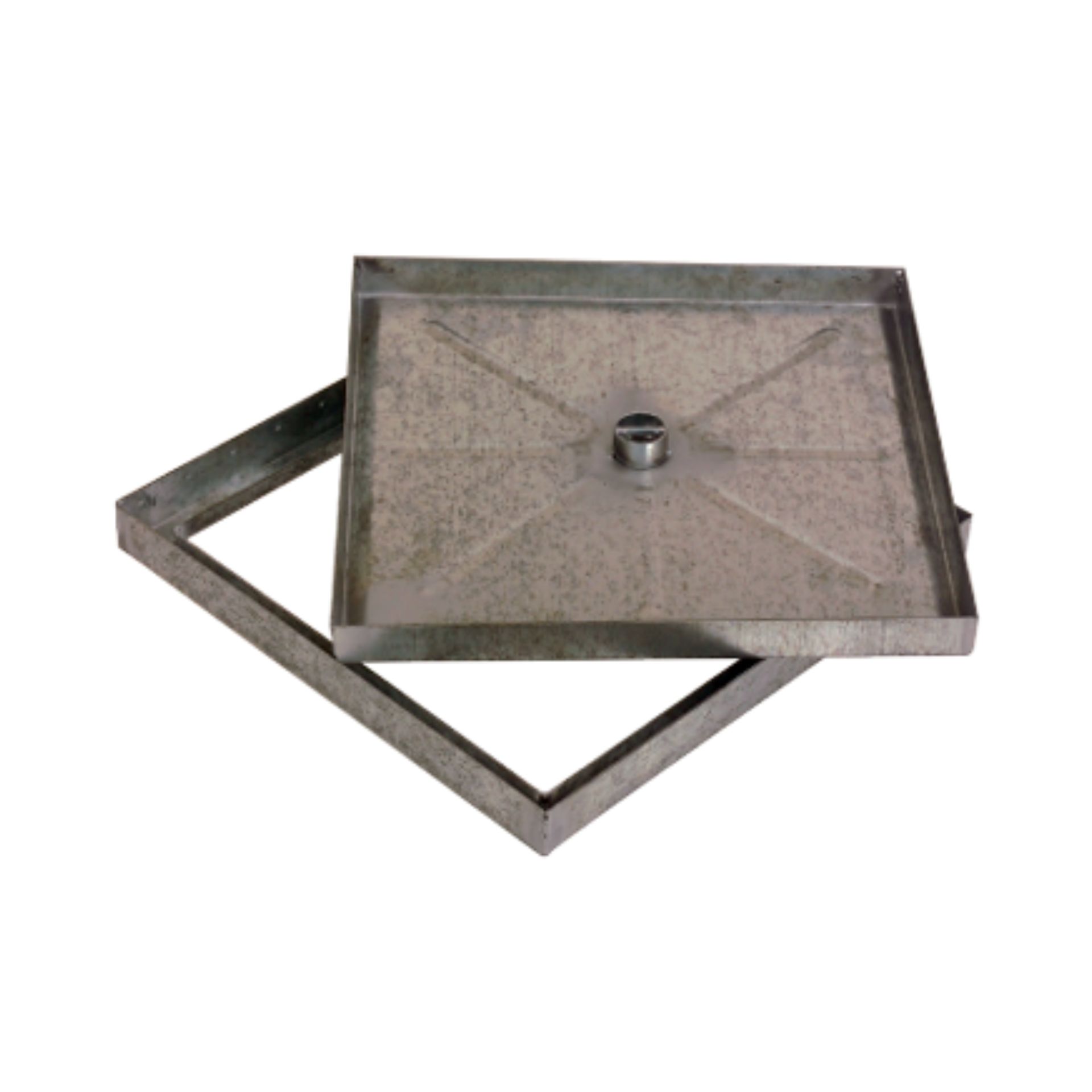 Tampa em Aço Inox Ligeira com Rebaixe de 25 mm