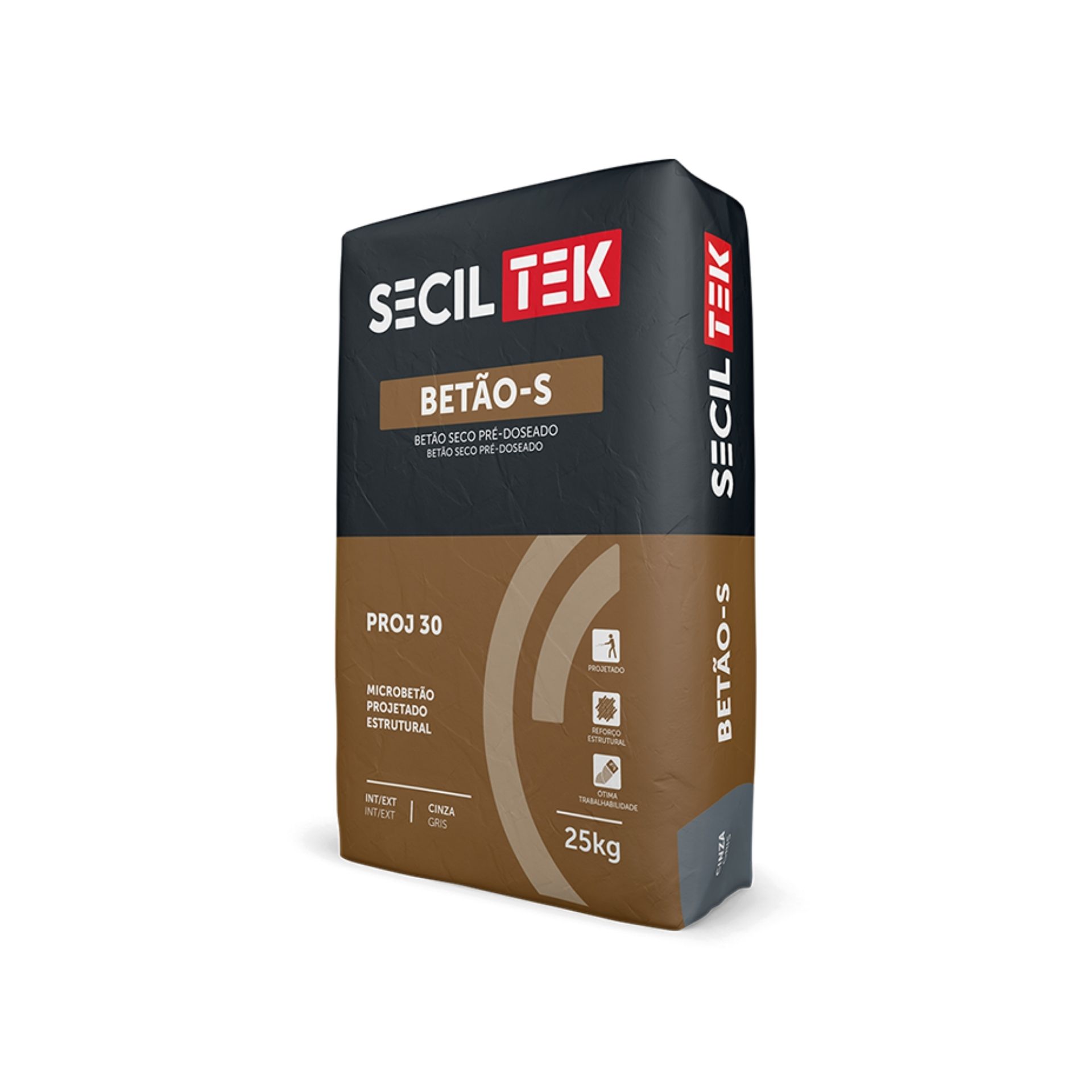 Microbetão Projetado Betão S-Proj 30 Seciltek