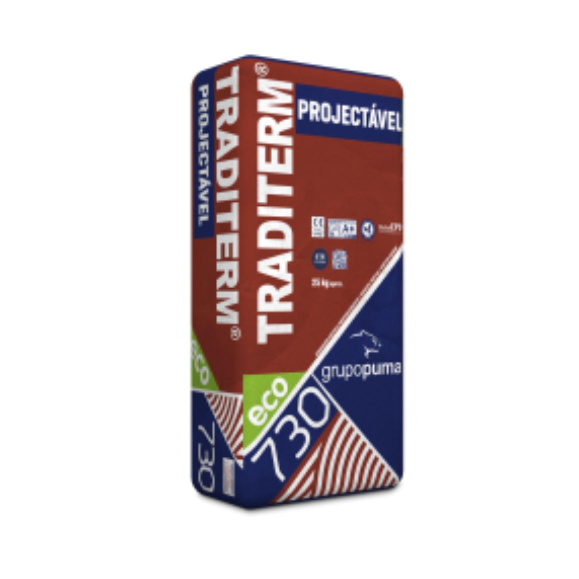 Traditerm Projectável 730 - Argamassa Monocomponente para Capoto