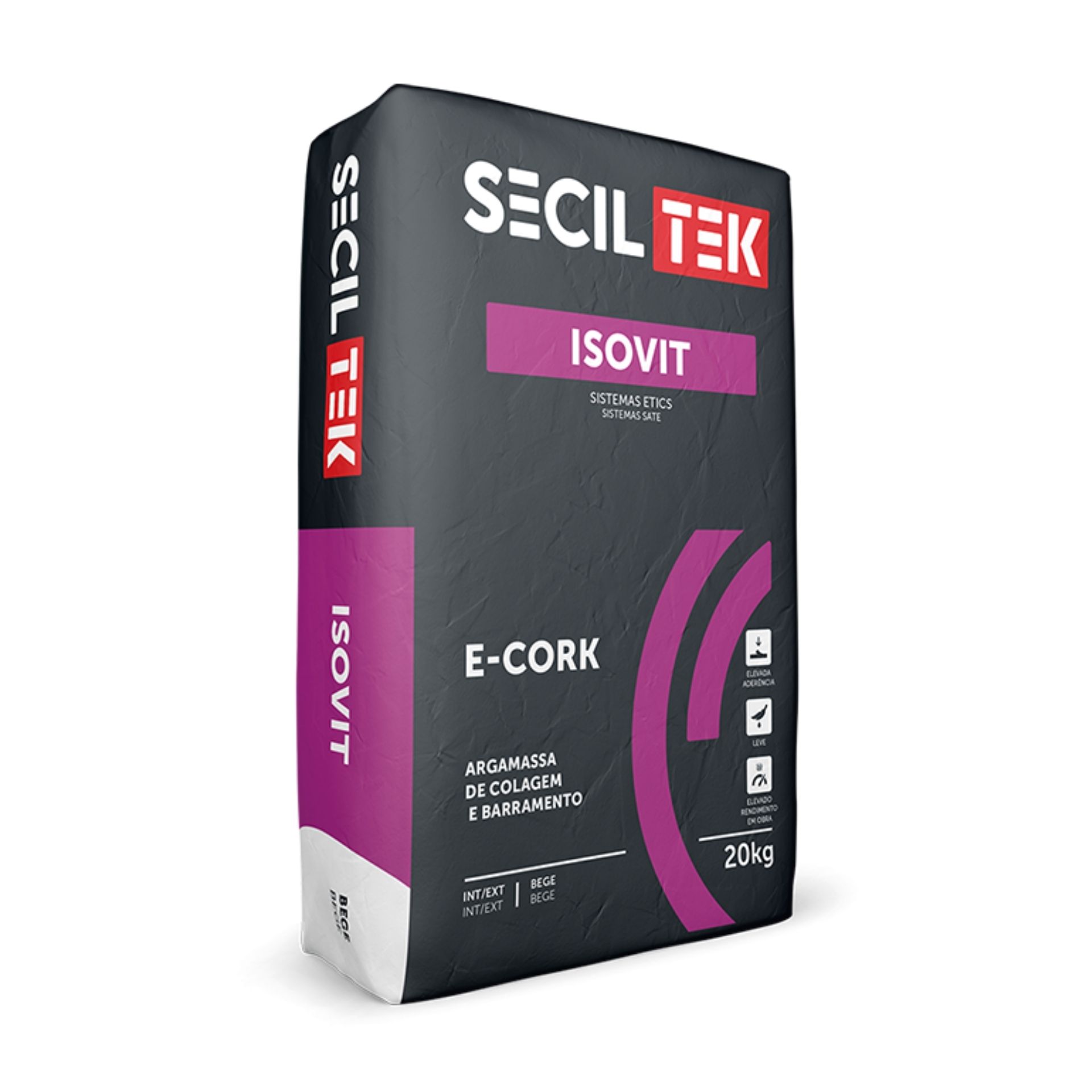 Isovit E-Cork - Argamassa para Capoto