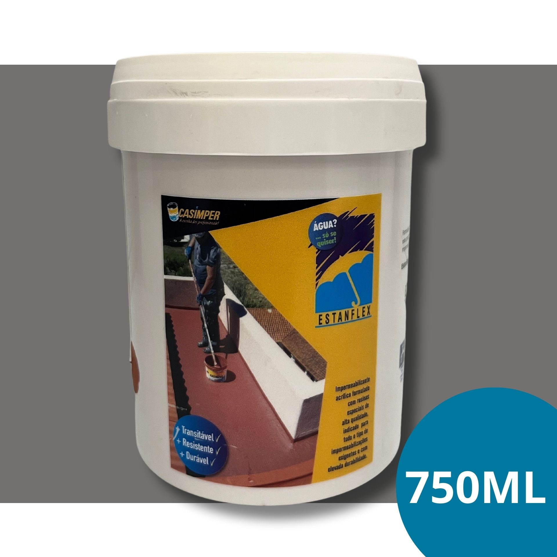 Estanflex Plus com Fibras - Impermeabilizante Acrílico