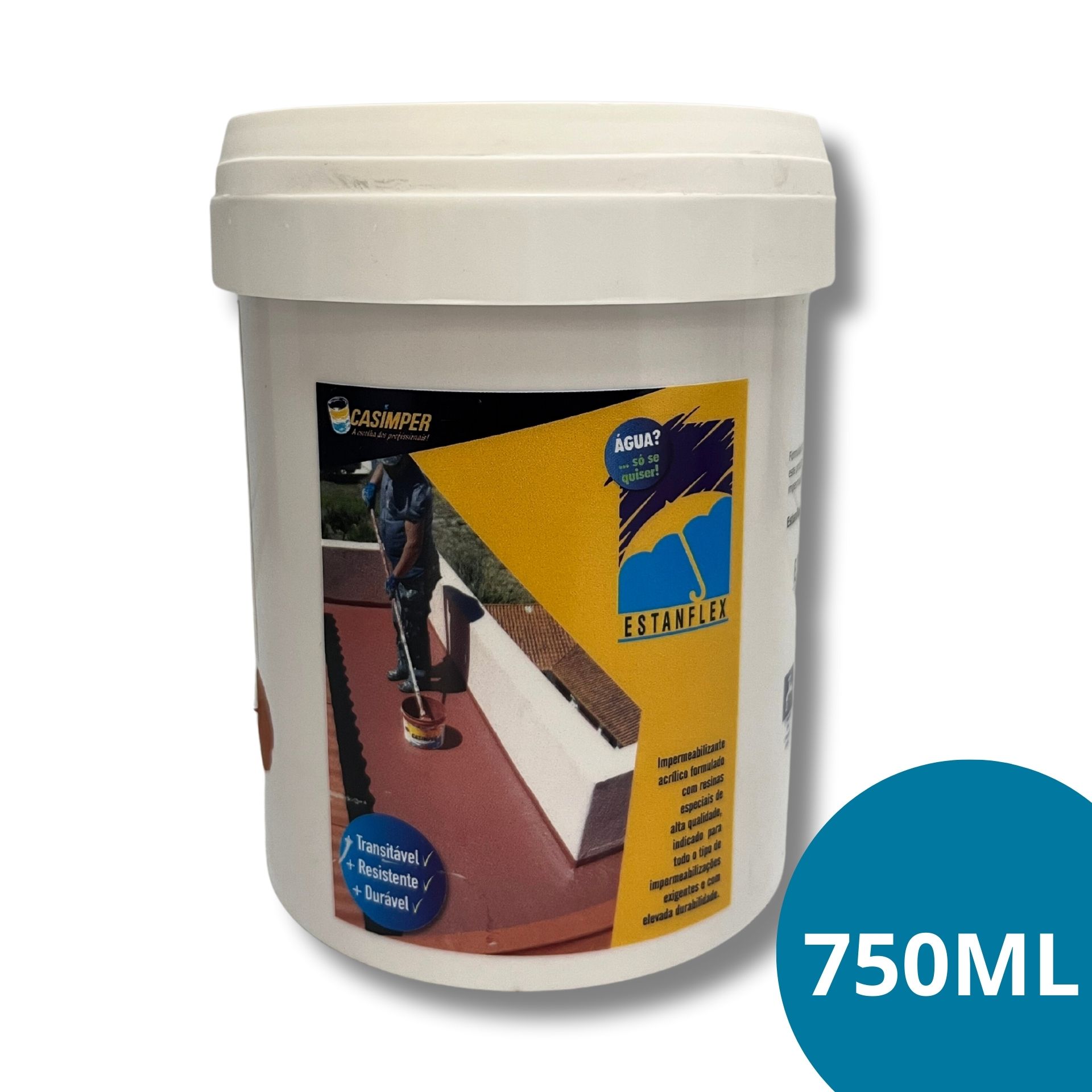 Estanflex Plus com Fibras - Impermeabilizante Acrílico