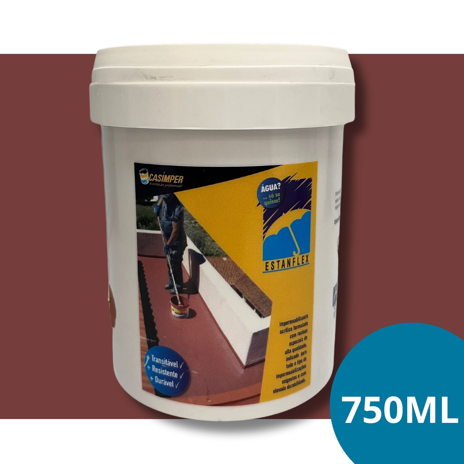 Estanflex Plus com Fibras - Impermeabilizante Acrílico