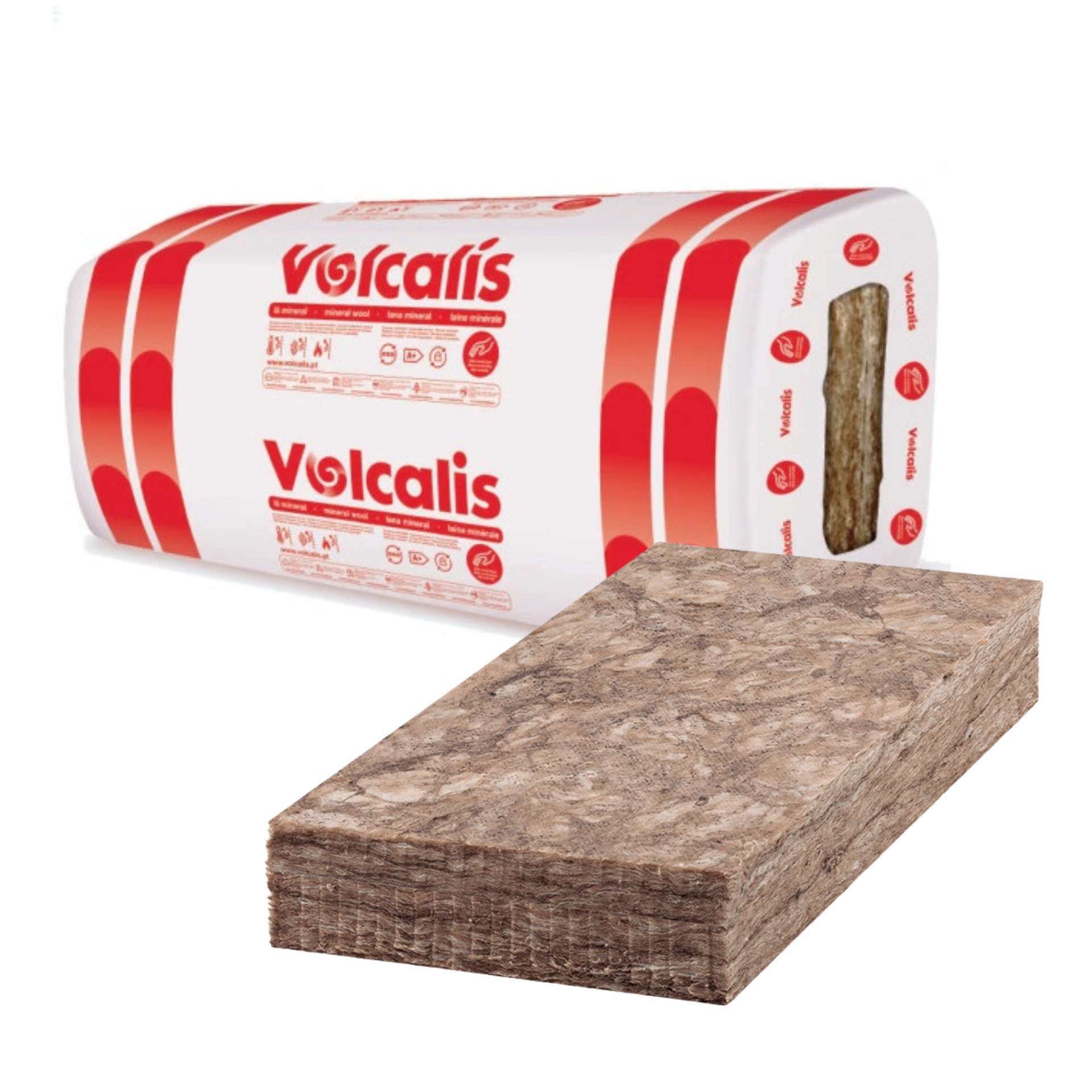 Lã Mineral em Painel Volcalis ALPHA