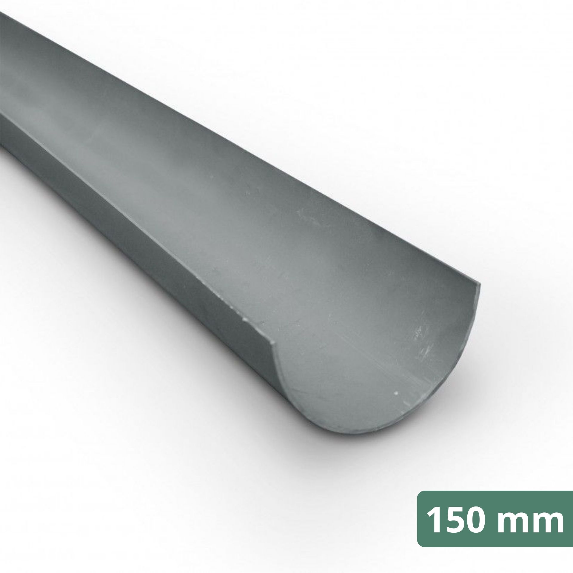 Caleira em PVC Cinza