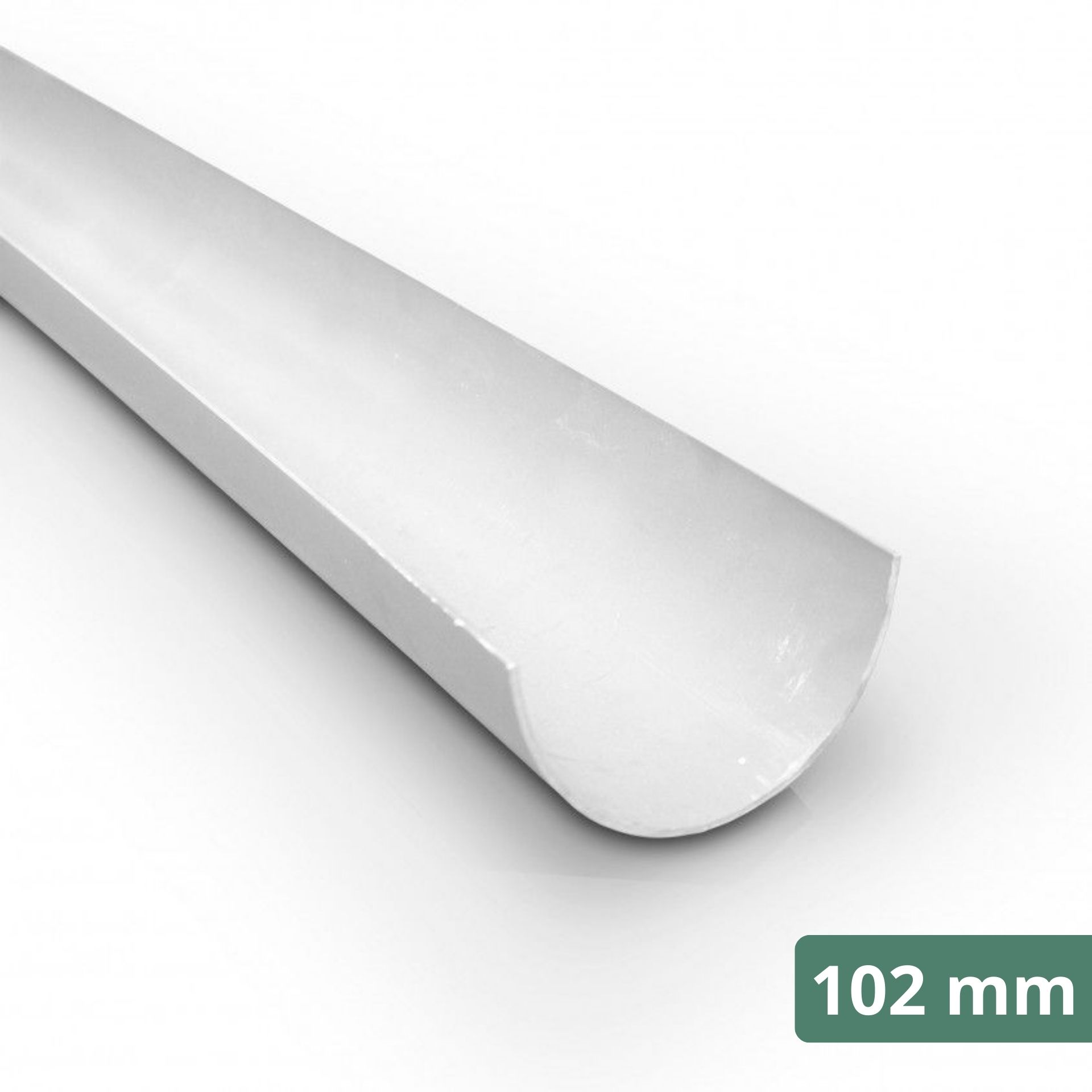 Caleira em PVC Branco