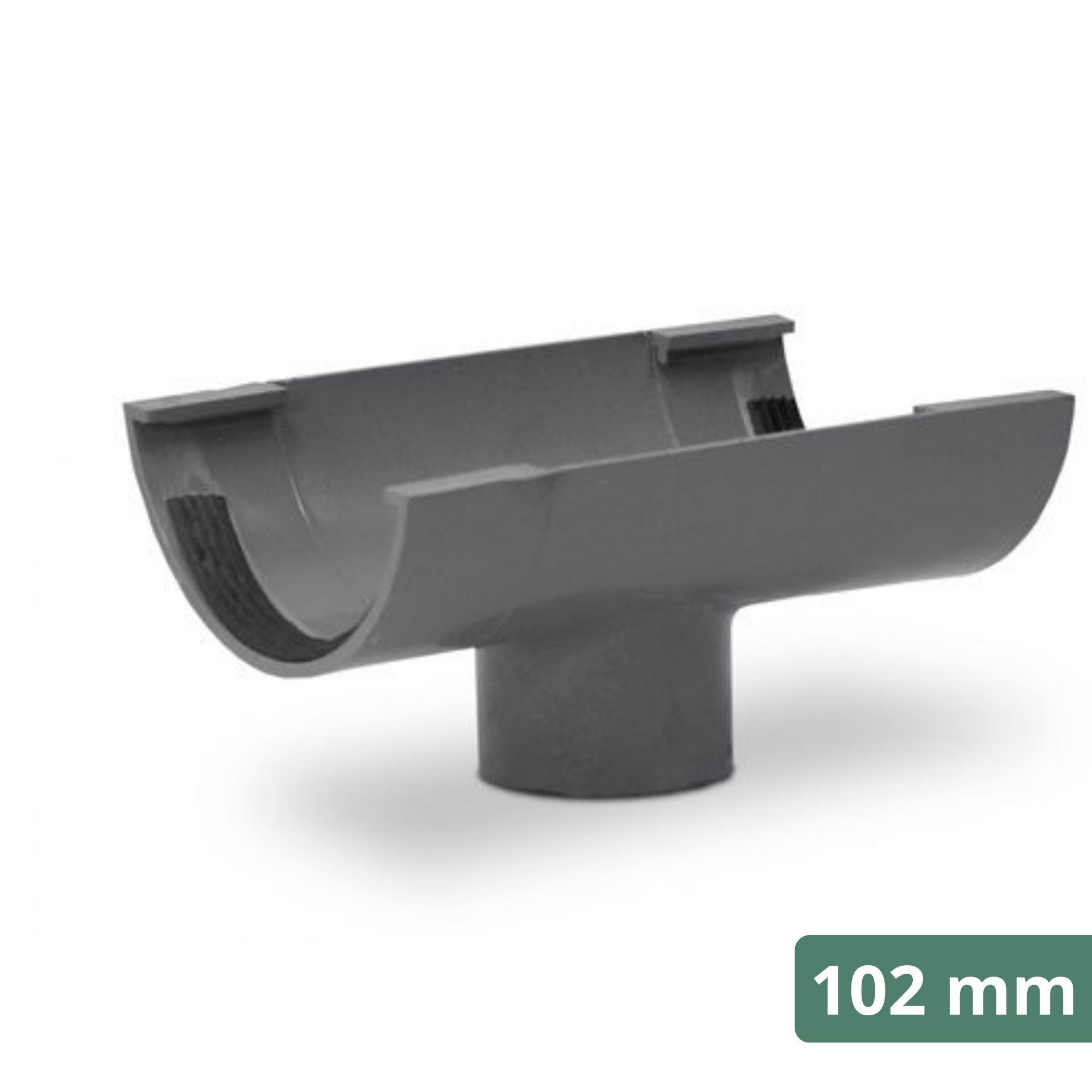 União com Descarga para Caleira Cinza