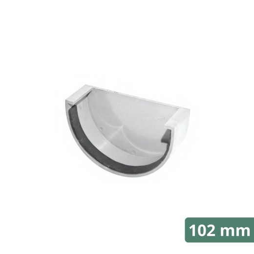 Topo Simples para Caleira Branco