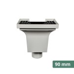 Capitel Quadrado para Caleira Cinza