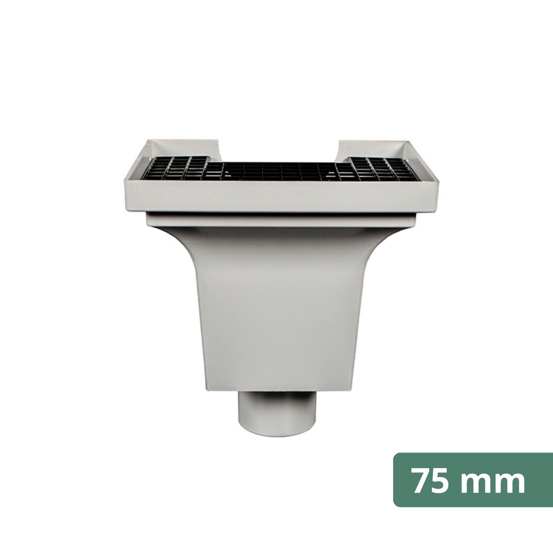 Capitel Quadrado para Caleira Cinza