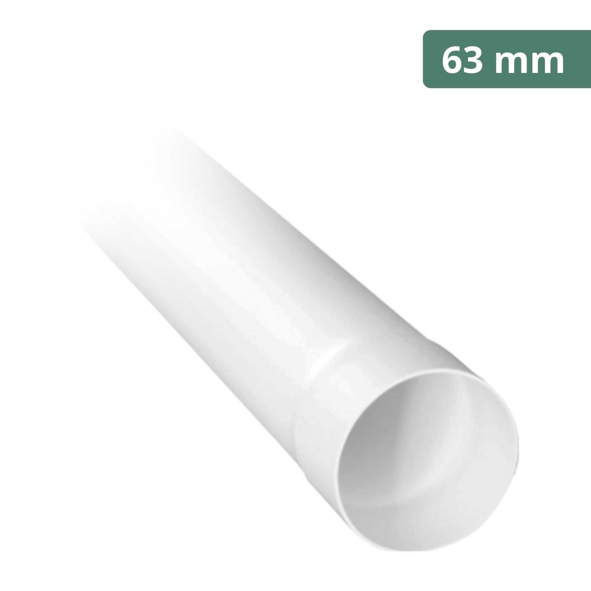 Tubo de Descarga em PVC Branco