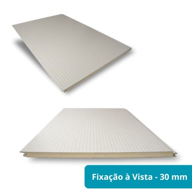 Painel Sandwich Fachada 30 mm -  Fixao visvel