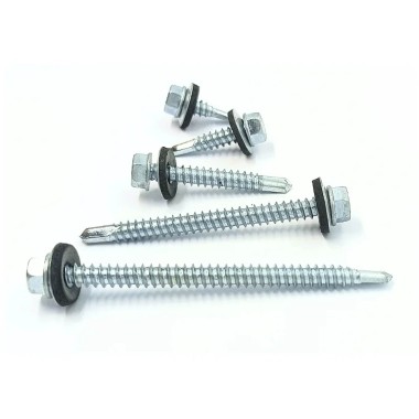 Parafuso Autoperfurante DIN 7504 K Ao Zincado - Com Anilha 18 mm