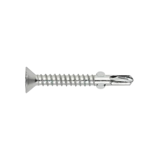 Parafuso Autoperfurante DIN 7504 P Ao Zincado - Com Alheta