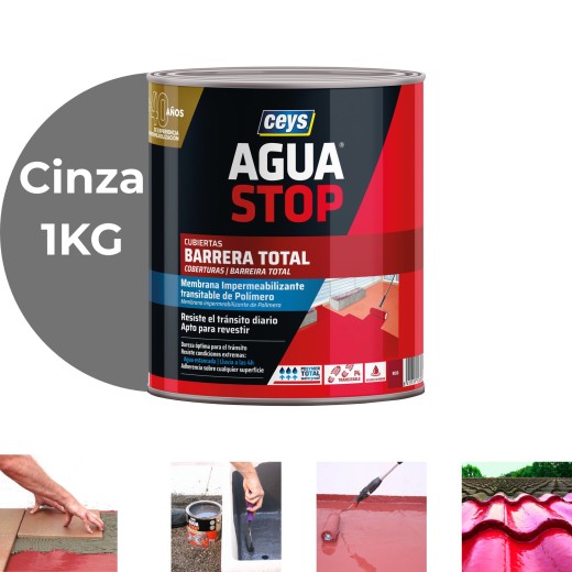 AGUASTOP Barreira Total - Membrana Impermeabilizante para Coberturas