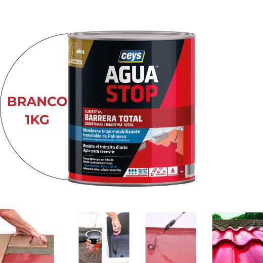 AGUASTOP Barreira Total - Membrana Impermeabilizante para Coberturas