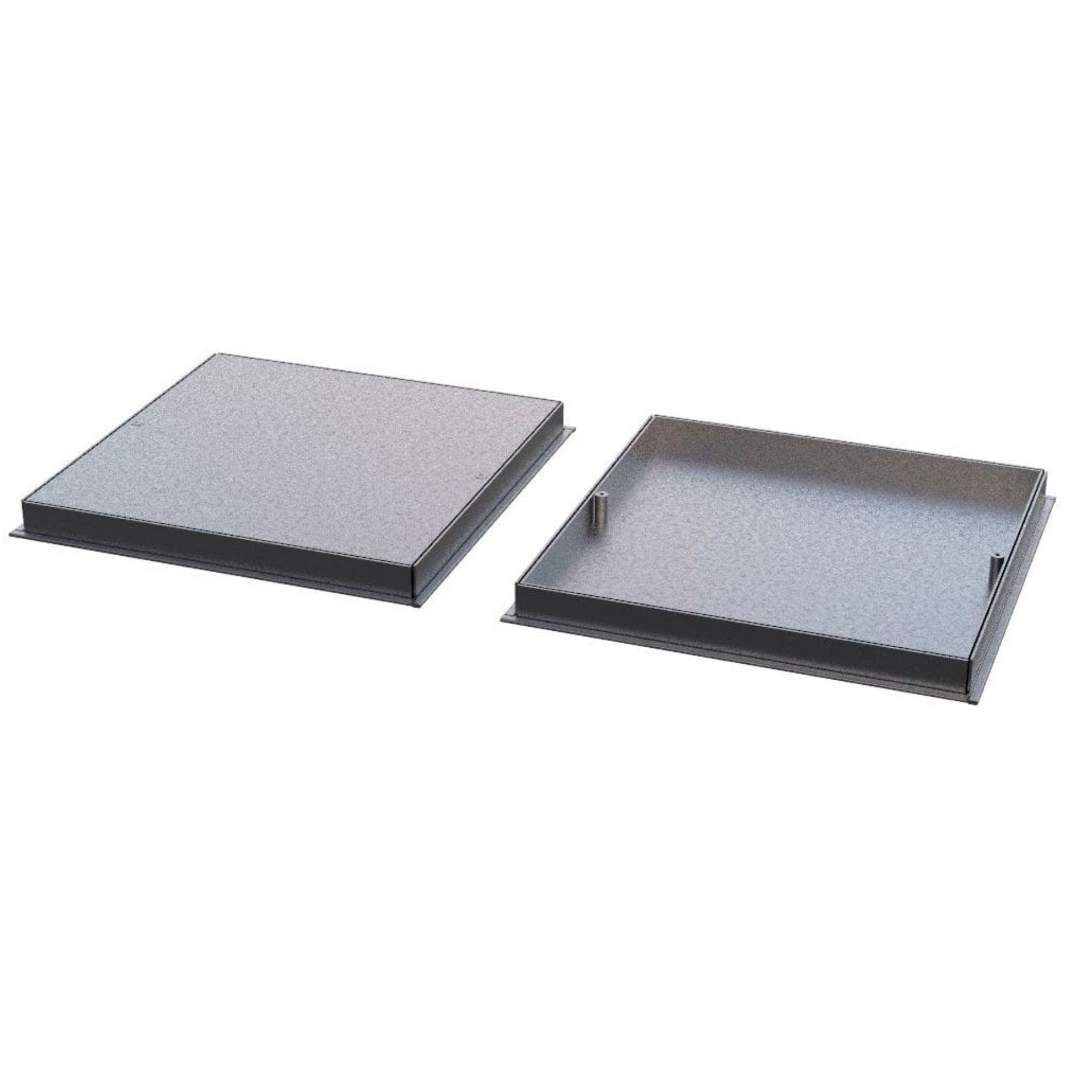 Tampa Estanque Rebaixada Galvanizada