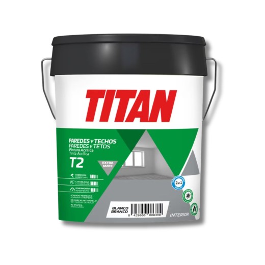 T2 Tinta Acrílica 2 em 1 Extra Mate