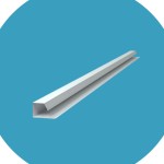 Remate Lateral Superior Painel Sandwich 5 Ondas