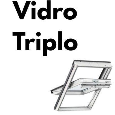 Janela VELUX GGL Manual Basculante - Vidro Triplo Janela VELUX GGL Manual Basculante - Vidro Triplo