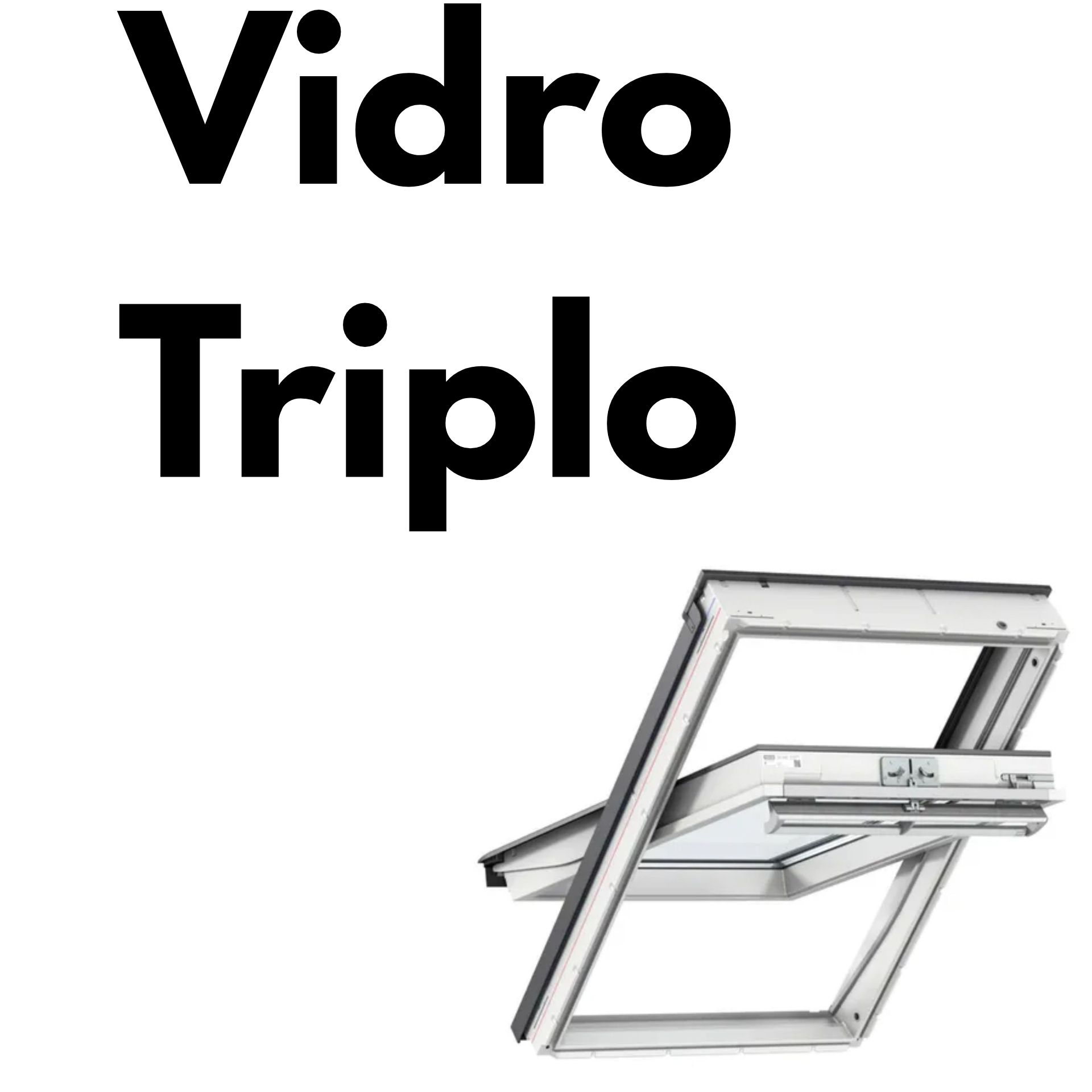 Janela VELUX GGL Manual Basculante - Vidro Triplo