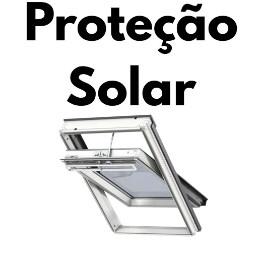 Janela VELUX GGU INTEGRA® Elétrica Basculante - Proteção Solar